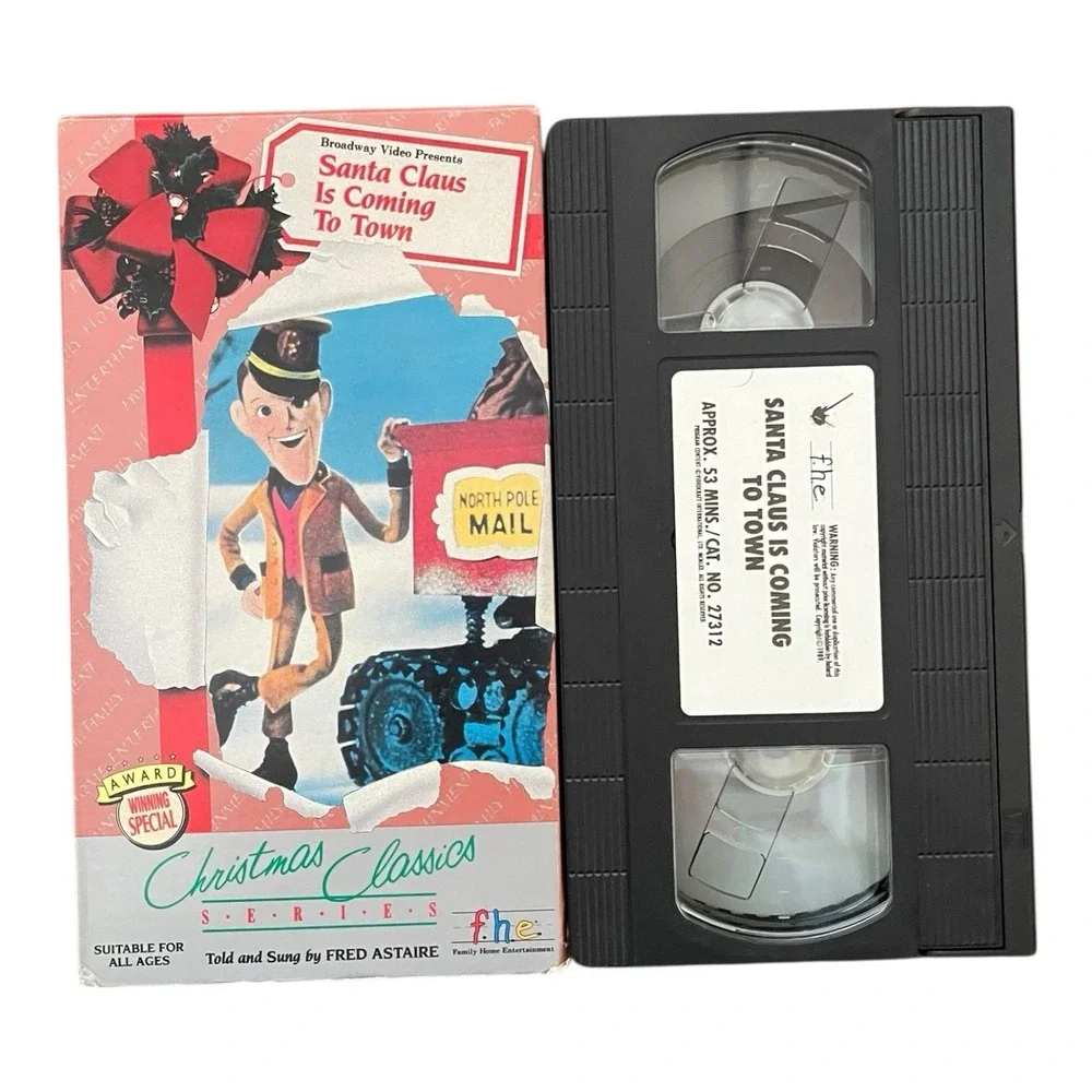 Santa Claus Is Coming To‎ Town Christmas Classics Series VHS Movie